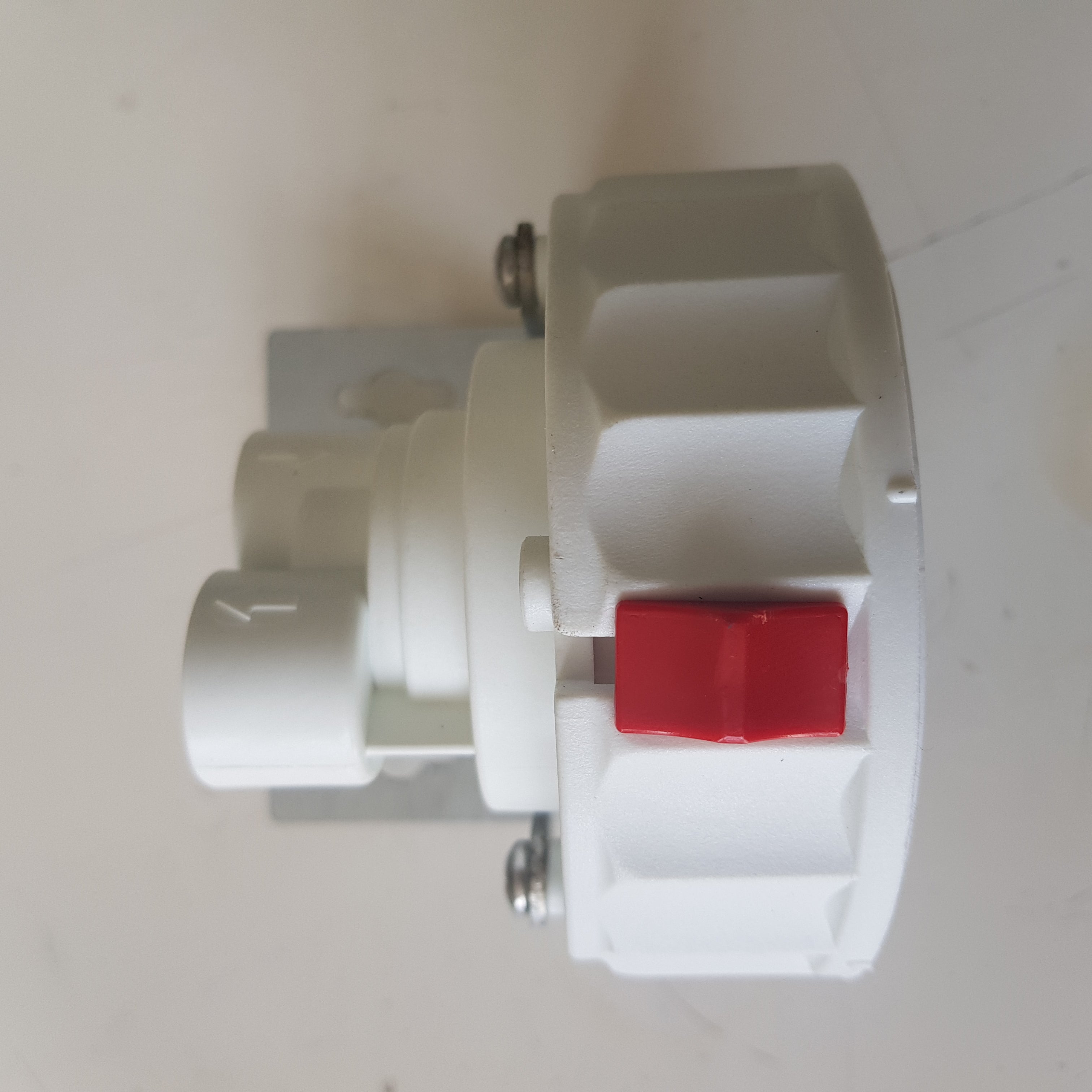 Testata con ghiera, aggancio 3/8 baionetta, per filtro standard Everpure, Wcf. WCF