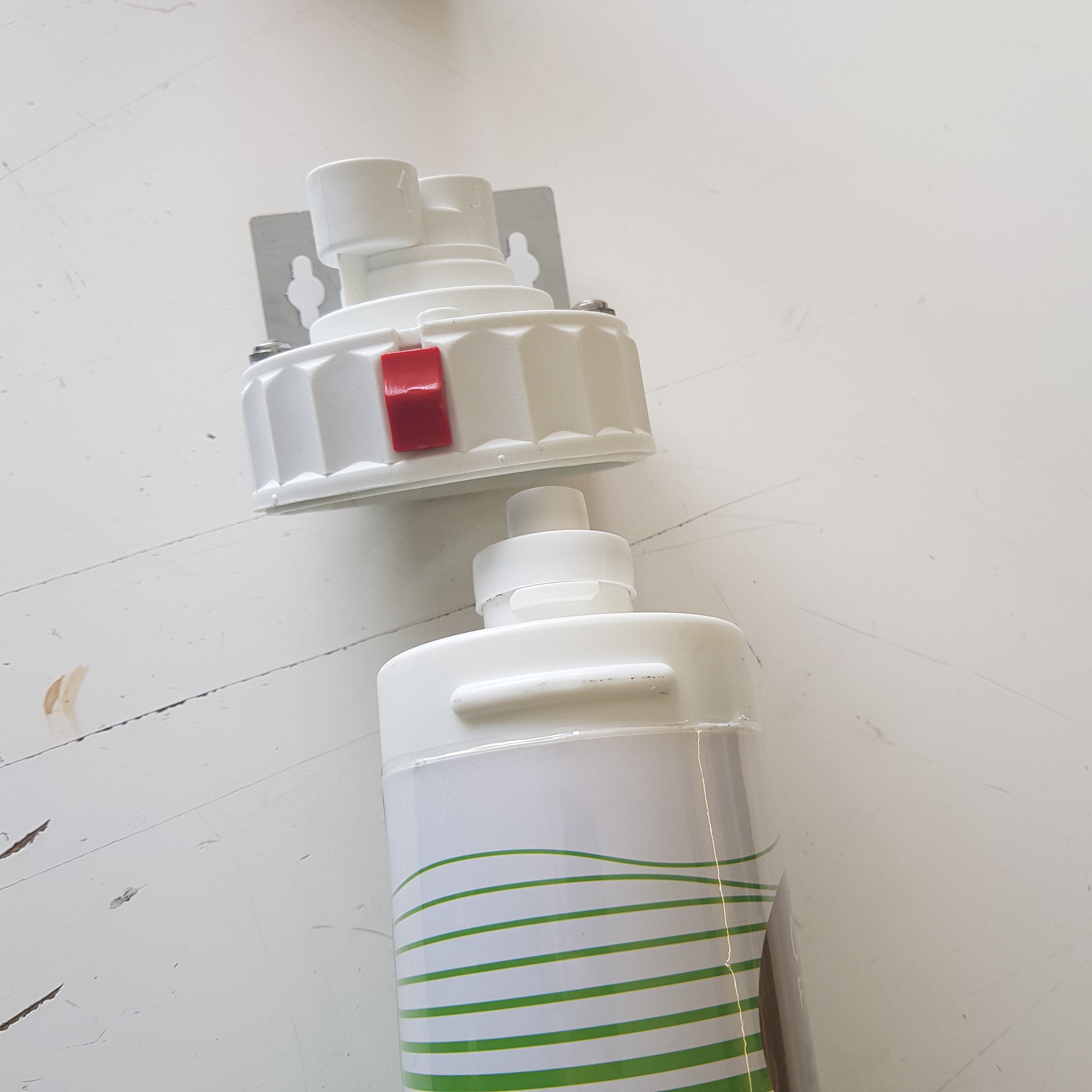 Testata con ghiera, aggancio 3/8 baionetta, per filtro standard Everpure, Wcf. WCF