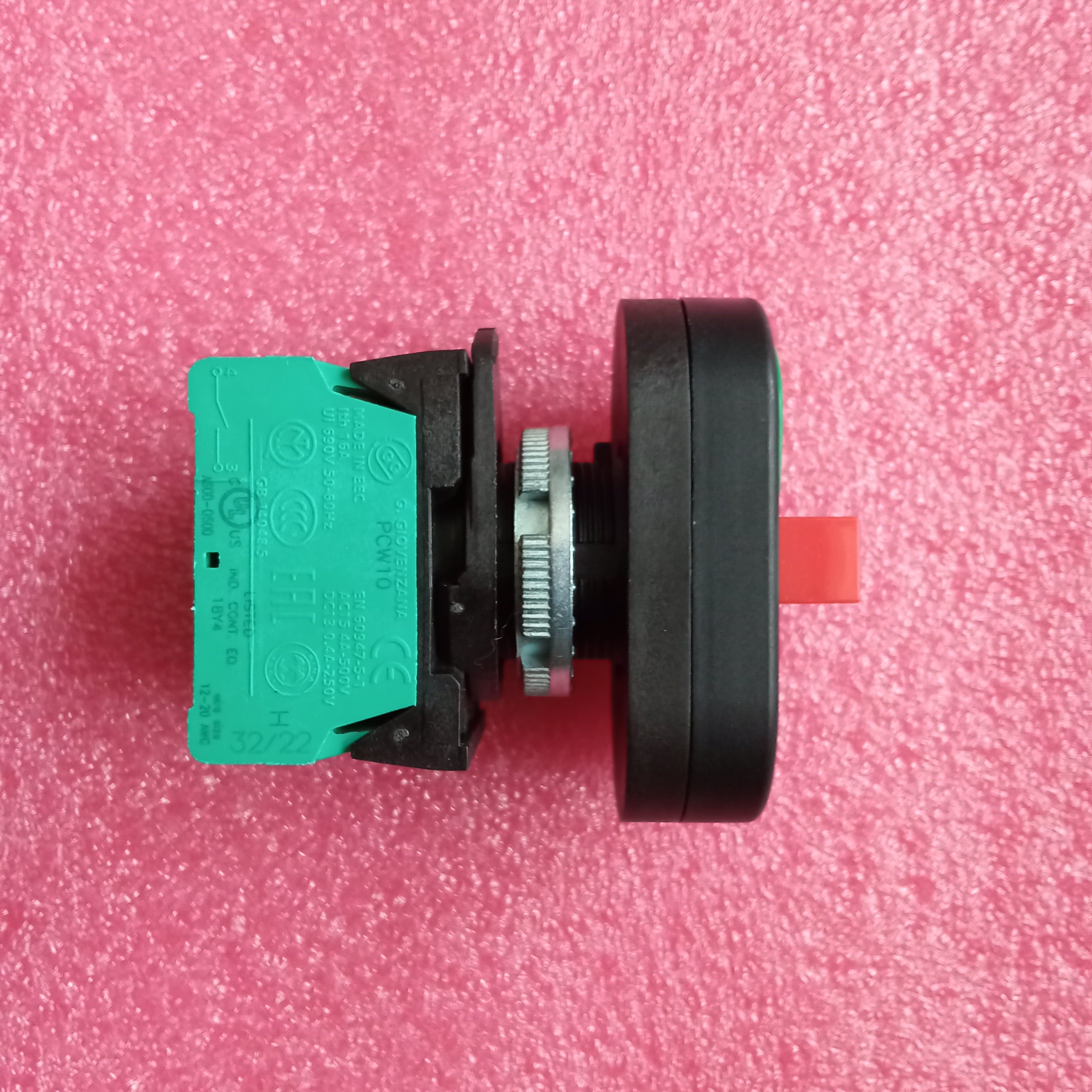 Pulsantiera Inversione Verde-Rossa Giovenza - 16A 250V (Codice: 9014069)