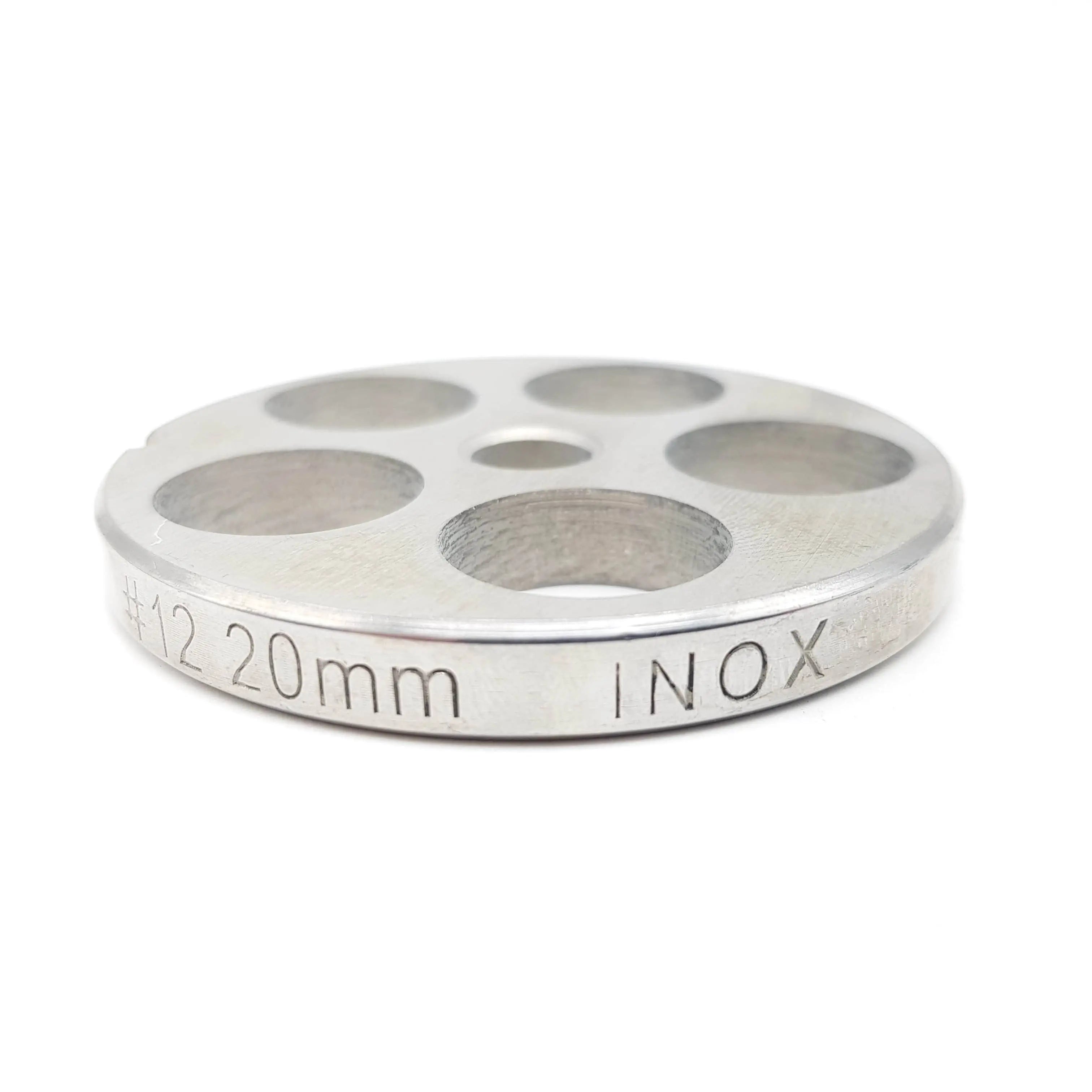 Piastra trafila accessorio tritacarne tc12 diametro 20mm Reber REBER