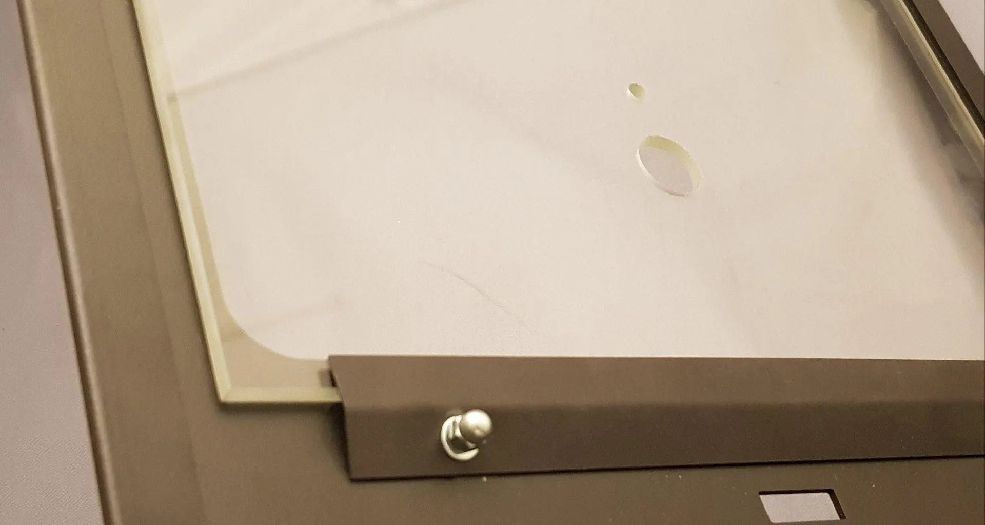 Portavetro anteriore per stufa bioetanolo ruby TECNOAIRSYSTEM