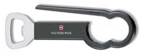 Apribottiglie in PET con manico nero VICTORINOX VICTORINOX