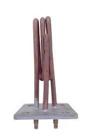 Resistenza con flangia 4 fori COMEL con portasonda quadrata W. 1650 L=133mm Prima Prima