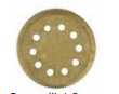 Passatelli 4,5 mm. trafile opzionali per torchio pasta con elica Omra OMRA